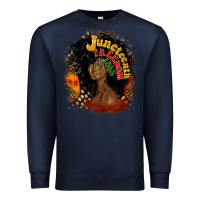 Navy juneteenth freedom 1865 Premium Sweatshirt - CowGirlArtShop