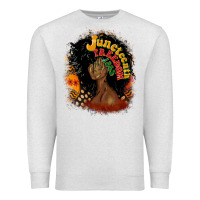 Oatmeal Heather juneteenth freedom 1865 Premium Sweatshirt - CowGirlArtShop