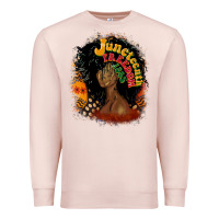 Pale Pink juneteenth freedom 1865 Premium Sweatshirt - CowGirlArtShop