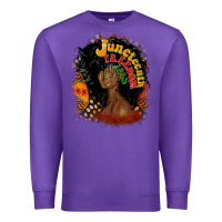 Purple juneteenth freedom 1865 Premium Sweatshirt - CowGirlArtShop