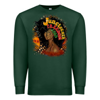 Sports Green juneteenth freedom 1865 Premium Sweatshirt - CowGirlArtShop