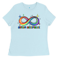 Baby Blue autism acceptance Ladies Tee - JahusDesignShop