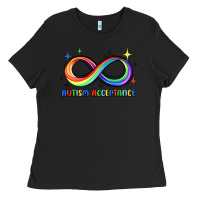Black autism acceptance Ladies Tee - JahusDesignShop