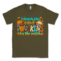Army Green i teach the cutest pumpkins in the patch Classic Tee - CowhideDigitalArt