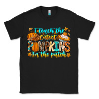 Black i teach the cutest pumpkins in the patch Classic Tee - CowhideDigitalArt