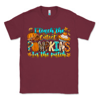 Burgundy i teach the cutest pumpkins in the patch Classic Tee - CowhideDigitalArt