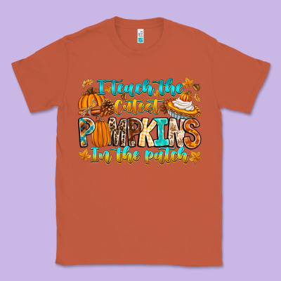 I Teach The Cutest Pumpkins In The Patch Classic Tee Designed By Cowhidedigitalart