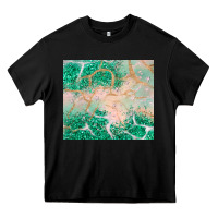 Black green glitter Heavy Core Tee - JahusDesignShop