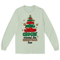 Matcha crocin around the christmas tree Long Sleeve Tee - MaliasSmallBusiness