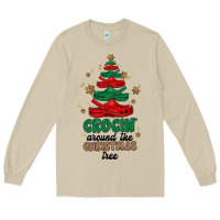Mushroom crocin around the christmas tree Long Sleeve Tee - MaliasSmallBusiness