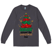 Smoke crocin around the christmas tree Long Sleeve Tee - MaliasSmallBusiness