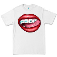 White Lips Dental Braces Premium Tee - Artiststas