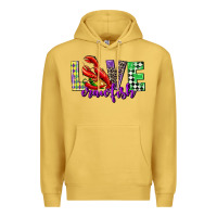 Antique Gold love crawfish mardi gras Premium Hoodie - CowGirlArtShop