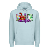 Blue Mist love crawfish mardi gras Premium Hoodie - CowGirlArtShop