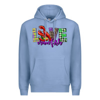 Colony Blue love crawfish mardi gras Premium Hoodie - CowGirlArtShop