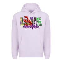 Lilac love crawfish mardi gras Premium Hoodie - CowGirlArtShop
