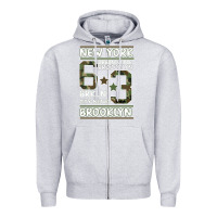 Heather Grey Newyork Brooklyn Zipper Hoodie - Bettercallsaul