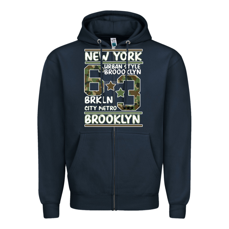 Newyork Brooklyn Zipper Hoodie by Bettercallsaul | Teevron