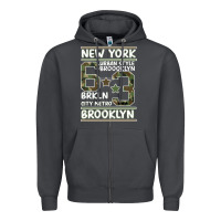 Smoke Newyork Brooklyn Zipper Hoodie - Bettercallsaul