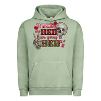 Pigment Oil Green Valentine's Day Roses Are Red I Am Going To Bed Urban Hoodie - FaDigitalArtStudio