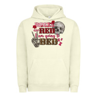 Pigment Pistachio Valentine's Day Roses Are Red I Am Going To Bed Urban Hoodie - FaDigitalArtStudio