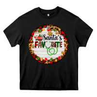 Black santa's favorite custom medical occupation Heavy Core Tee - AdoDesignShop