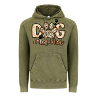 Vintage Olive dog mama Vintage Hoodie - MaliasSmallBusiness