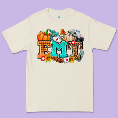 Emt With Fall Premium Tee Designed By Adodesignshop