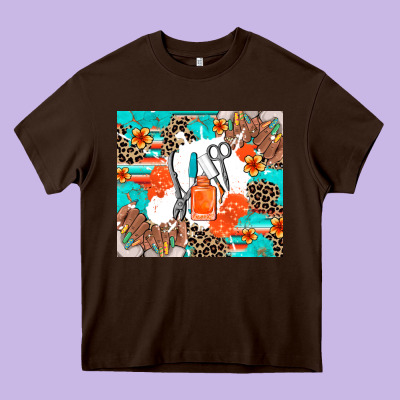 Nail Artist Heavy Core Tee Designed By Adodesignshop