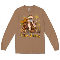 Toasted Coconut have a melanin christmas black santa Long Sleeve Tee - MaliasSmallBusiness