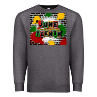 Charcoal Heather juneteenth free ish since 1865 Premium Sweatshirt - CowGirlArtShop