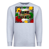 Heather Grey juneteenth free ish since 1865 Premium Sweatshirt - CowGirlArtShop