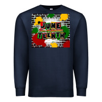 Navy juneteenth free ish since 1865 Premium Sweatshirt - CowGirlArtShop