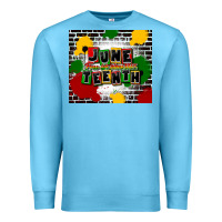 Ocean Blue juneteenth free ish since 1865 Premium Sweatshirt - CowGirlArtShop