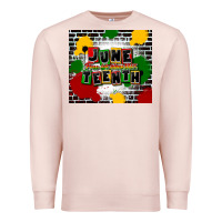 Pale Pink juneteenth free ish since 1865 Premium Sweatshirt - CowGirlArtShop