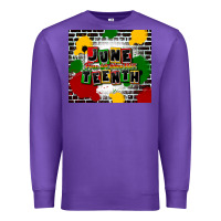 Purple juneteenth free ish since 1865 Premium Sweatshirt - CowGirlArtShop