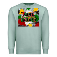 Seafoam juneteenth free ish since 1865 Premium Sweatshirt - CowGirlArtShop