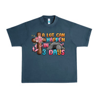Midnight Navy a lot can happen in 3 days Urban Heavy Tee - MaliasSmallBusiness