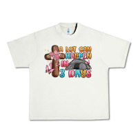 Pistachio a lot can happen in 3 days Urban Heavy Tee - MaliasSmallBusiness