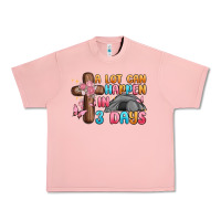 Salmon a lot can happen in 3 days Urban Heavy Tee - MaliasSmallBusiness