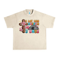 Sandshell a lot can happen in 3 days Urban Heavy Tee - MaliasSmallBusiness