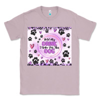 Lilac hold my drink i gotta pet this dog Classic Tee - MaliasSmallBusiness