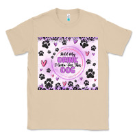Mushroom hold my drink i gotta pet this dog Classic Tee - MaliasSmallBusiness