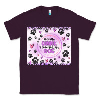 Plum hold my drink i gotta pet this dog Classic Tee - MaliasSmallBusiness