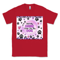 Red hold my drink i gotta pet this dog Classic Tee - MaliasSmallBusiness