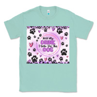 Seafoam hold my drink i gotta pet this dog Classic Tee - MaliasSmallBusiness