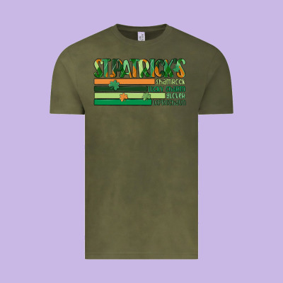 St. Patrick's Day Vintage Tee Designed By Maliassmallbusiness