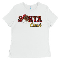 White african american santa claus Ladies Tee - RanaPortraitStore