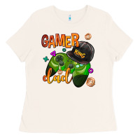 Bone gamer dad Ladies Tee - AdoDesignShop