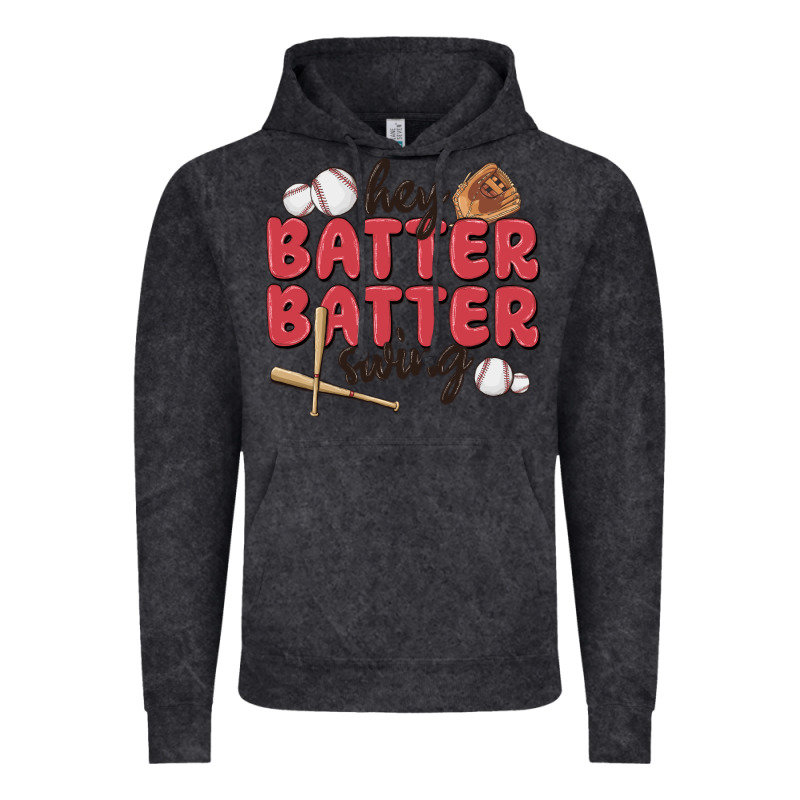 Hey Batter Batter Swing Vintage Hoodie by MaliasSmallBusiness | Teevron
